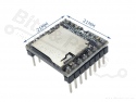 MP3 Speler module mini met 3W versterker
